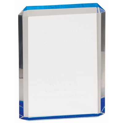 4 3/4" x 6 1/4" Blue Premier Acrylic