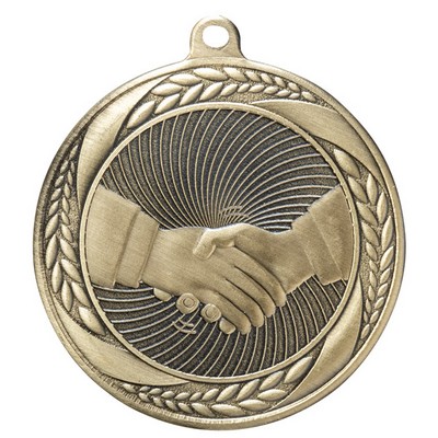 Laurel Wreath Handshake Medal