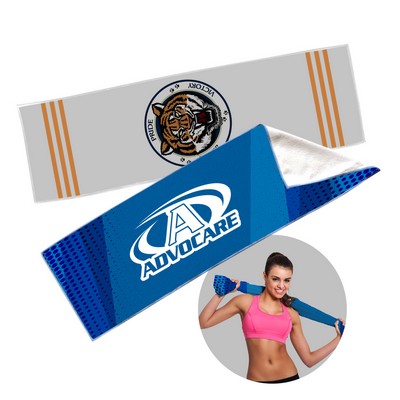 Full Color Microfiber Sport Towel - 40 X 12