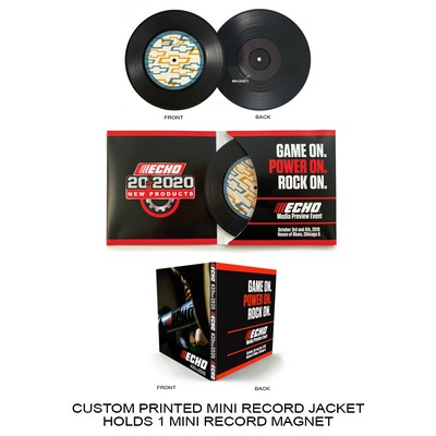 Single Sleeve - Mini Record Magnets