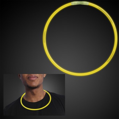 22" Yellow Glow Necklace - BLANK