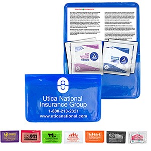 "Crescent" Antiseptic & Disinfectant Wipes Pack In Translucent Vinyl pouch
