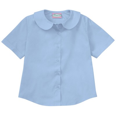 Classroom Uniforms - Girls' Short Sleeve Peter Pan Blouse