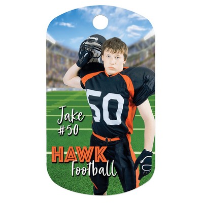 Gloss Aluminum G.I. Tag