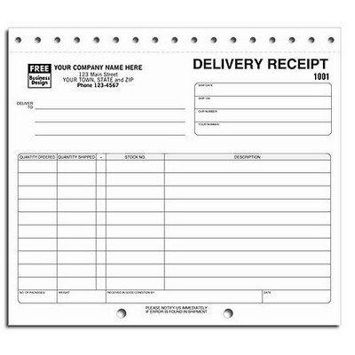Delivery Receipt Forms - Sets (2 Part)