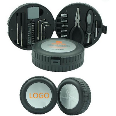 Tire Shape 24 Piece Tool Kit
