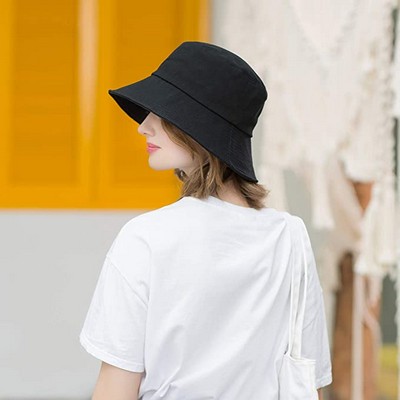 Sun Bucket Hat with Wide Brim