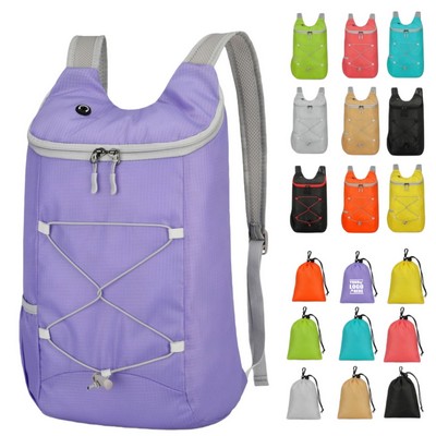 Lightweight Hiking Backpack With Headphone Hole