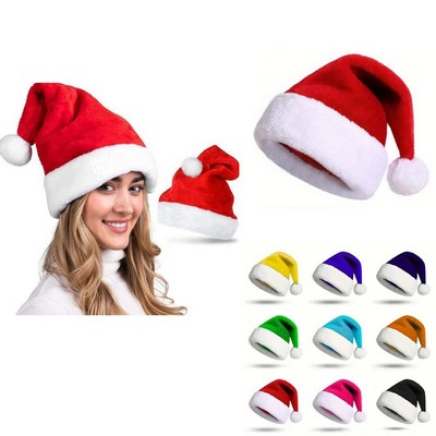 Plush Christmas Santa Hat