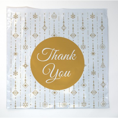 Holiday Gold Seasonal Predesigned Poly Mailer (9.75 x 12)