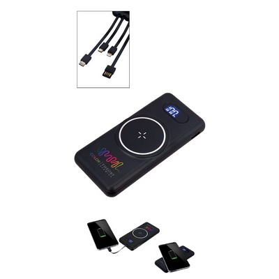 Magnetic Wireless Charger & Power Bank 10,000mAh