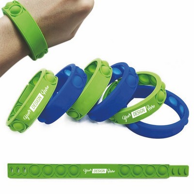 Push Pop Bubble Wristband Fidget Toy
