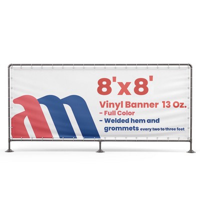 Banner 8'x8' Vinyl 13 Oz. Full Color