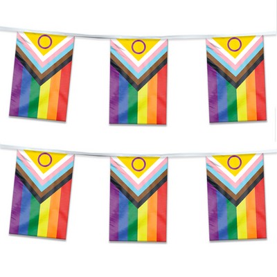 60' 1ply ePoly Intersex Progressive Pride Streamer