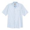 Dickie's® Men's Button-Down Short Sleeve Oxford Shirt - Blue/White Stripe