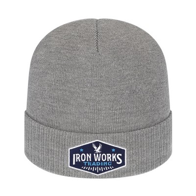 Knit Cap With Ribbed Cuff