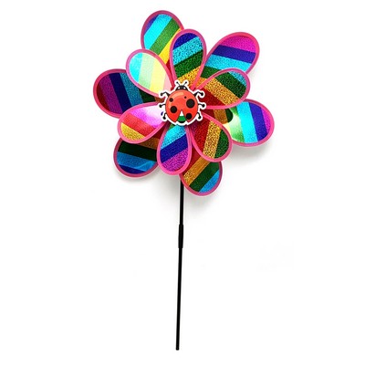 Two Layer Colorful Laser Pinwheel