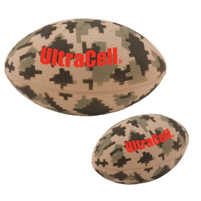 Digital Camo Large Football Stress Reliever "Â" 5"