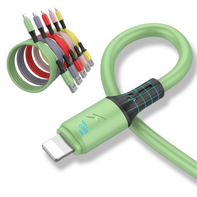 47" Silicone Fast Charging USB Cable