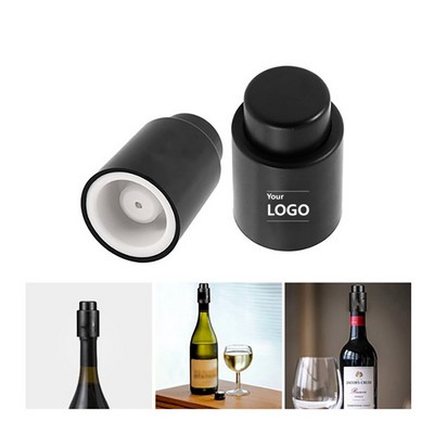 Plastic Press Wine Bottle Stopper