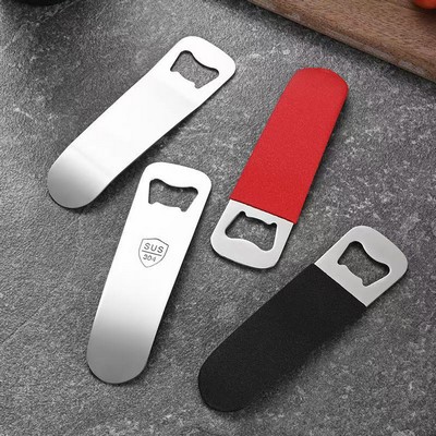 Ergonomic Stainless Steel Bottle Opener - Customizable & Durable