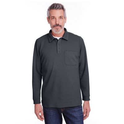 Harriton Adult StainBloc™ Pique Pullover Fleece