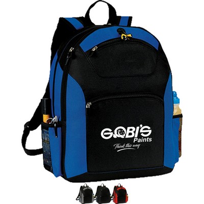 Premium TravelPro Multi-Compartment Laptop Backpack w/ Earphone Outlet (13" x 17" x 5")