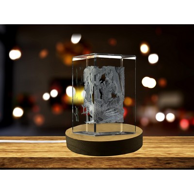 Thoth 3D Engraved Crystal Trophy Award - Exquisite Keepsake