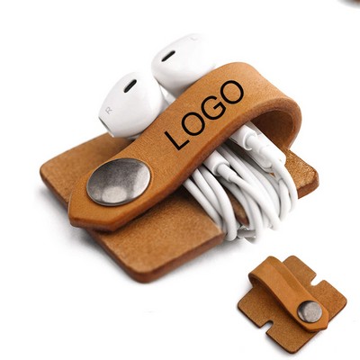 Leather Earphone Case