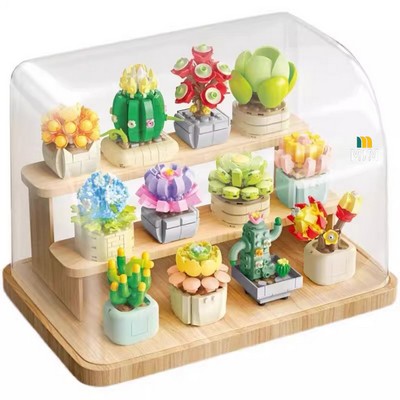 Mini Flower Succulent Bonsai Building Block Set