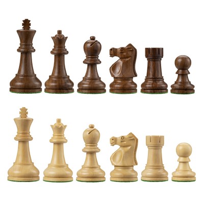 Ultimate Chess Pieces, Sheesham and Boxwood 3.75" King