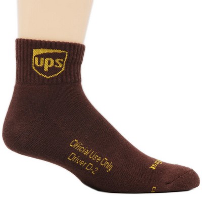 Imported Woven Bamboo Cotton Quarter Cuff Socks
