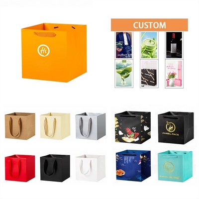 Mini Size Kraft Paper Bags With Handles