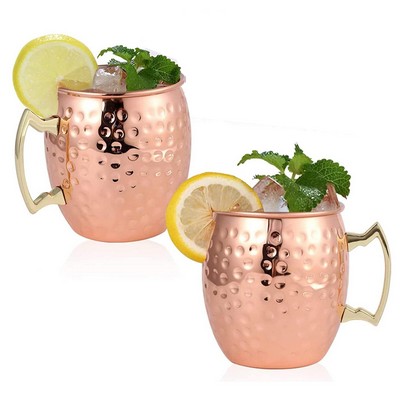 Gourmet Edge 2 Piece Moscow Mule Mug Set
