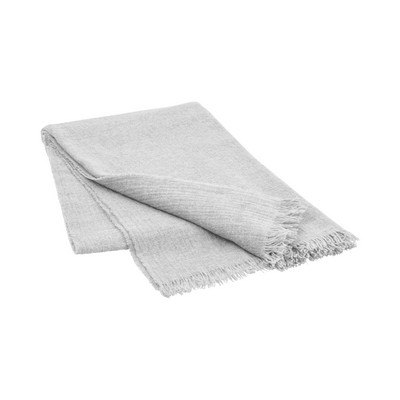 blomus Merino Microchip Gray Wool Throw