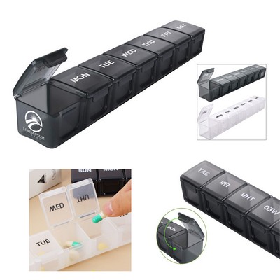 Seven-Compartment Medicine Box