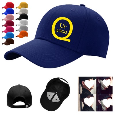 Solid Color Cotton Baseball Cap