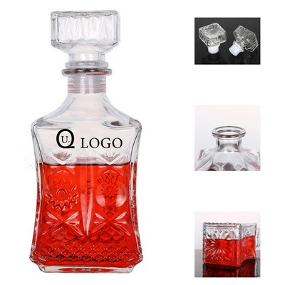 Square Bottom Wine Decanters