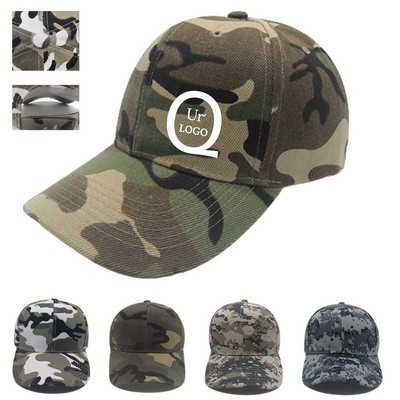23.23" Polyester Camouflage Baseball Cap