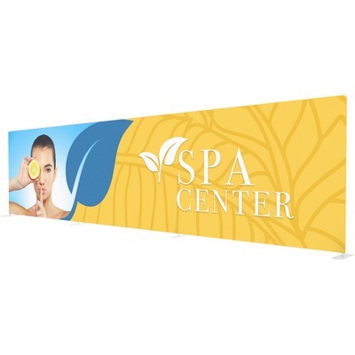 EZ Tube 30' Straight Single Sided with White Back Fabric (Graphic Package)