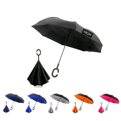 C-Shape Handle Inverted Umbrella