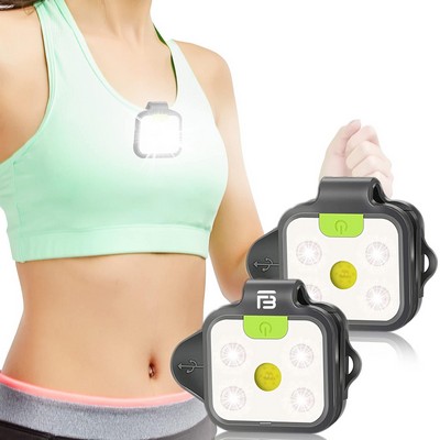 Clip-On USB Rechargeable Running Lights