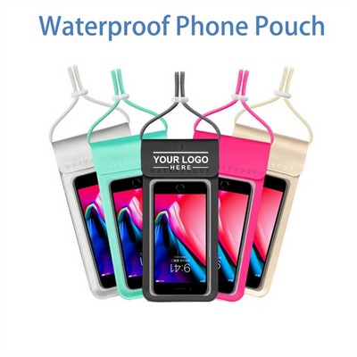 Waterproof Touchscreen Cellphone Pouch for Safe Use and Storage
