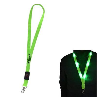 LED Necklace Lanyard - Light Up Your Style