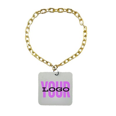 Fan 34" Chain with Medal (8"x8"x0.50")