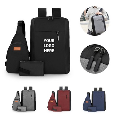 Laptop Bag 3-Piece Set