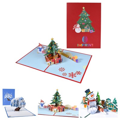 8 x 6" 3D Holiday Cards