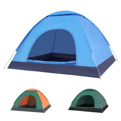 Quick Opening 2-3 Person Single Door Tent With Skylight