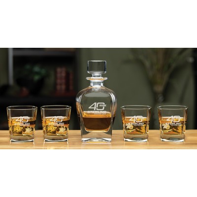 Bluegrass Decanter 5 Piece Set