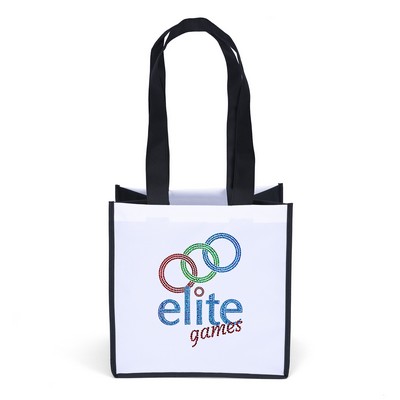 Carol™- Heavy-Duty Polyester Totes - Sparkle (12" x 8" x 12")